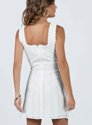 White Princess Polly Dress Mini Size 6 thumbnail 1
