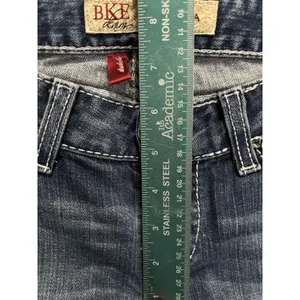 BKE Denim Sabrina Med Bootcut Jeans Pockets Embroidered Size‎ 26x31.5 Low Rise thumbnail 3