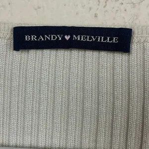 Brandy Melville Zelly Cream Cardigan one size thumbnail 8