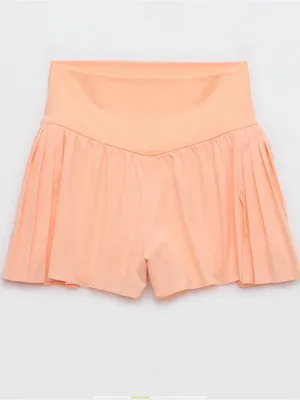 Aerie NWT BEACH Peach Pleated Active Skort XL Summer athletic casual thumbnail 2