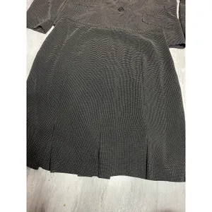 Vintage‎ Jones New York 2-Piece Skirt Suit Brown Blazer Size 14 Women C-0087 thumbnail 6