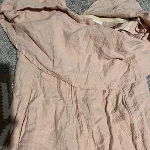 Selfie Leslie STRAPLESS WIDE LEG‎ JUMPSUIT NUDE PINK Small thumbnail 7