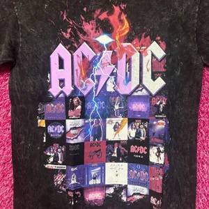 AC/DC Album Cover Arts Through The Years Hard Rock Tee M thumbnail 2
