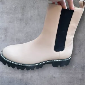 J. Crew Gwen Lug-sole High-shaft Leather Chelsea Boots thumbnail 7