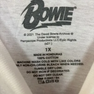 David Bowie Ziggy Stardust Rainbow Starman Rock Tee XL thumbnail 4