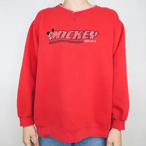 Disney Vintage 90s Mickey Unlimited Red Sweatshirt - Mickey Sport thumbnail 2