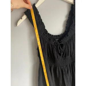 Out from Under Black Mini Babydoll Cottagecore Top Shirt S Dark Fairy Romantic thumbnail 8