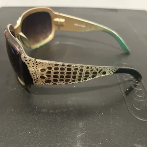 Stylish Green and Brown Gradient Sunglasses thumbnail 5