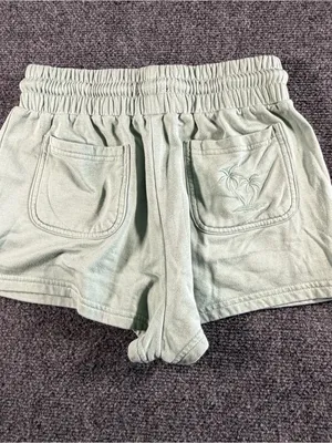Roxy Leisure Lounge Fleece Lined Women’s Shorts XS Green Color, Super Comfy Cozy thumbnail 2