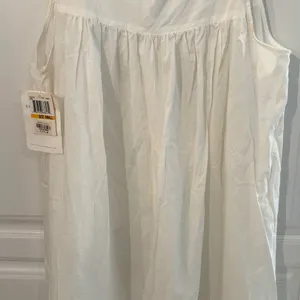Ellen Tracy White Top with Lace and Button Accents thumbnail 5