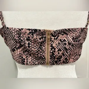 Superdown Blush Pink Snake Print Dress Size L thumbnail 6