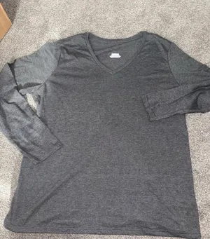 Dark Grey LongSleeve Gray Size XXL thumbnail 1