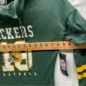 Green Bay Packers Mini Dress Hoodie NFL Team Apparel’19’ Jersey Sweatshirt Med. thumbnail 6