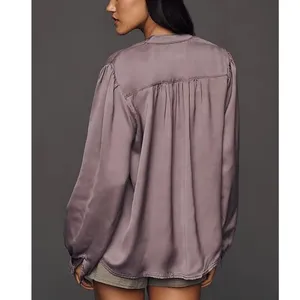 Pilcro by Anthropologie Silly Smocked Button Down Shirt Size XSP thumbnail 2