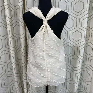 Entro Cream Racerback Tank Small thumbnail 3