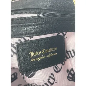 juicy couture bag NWT Black Handbag with‎ Gold Accents rowling satchel thumbnail 10
