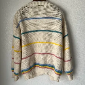 SHEIN Multicolor Striped Cardigan thumbnail 3