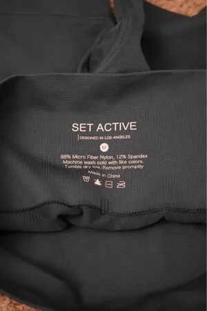 Set Active Sculpt Flex Tank Top Bra, Biker Shorts, and Leggings thumbnail 7