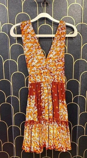 Free people romper dress thumbnail 1
