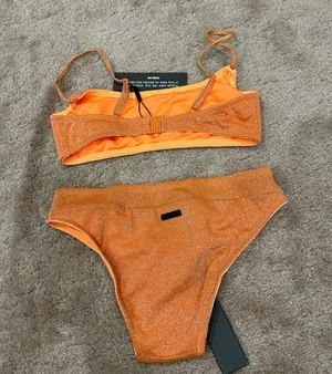 Triangl Mica Orange Glitter Bikini Set thumbnail 4