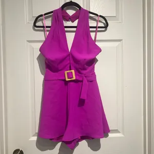 TheseThreeBoutique Brand new magenta romper thumbnail 6