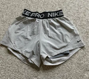 Nike Dri-Fit Shorts Athletic Women’s Extra Small Grey thumbnail 1