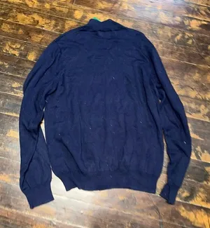 Fairlane navy blue L Dakota Stitchfix pullover turtleneck sweater thumbnail 1