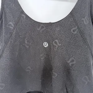 Lululemon Align Tank Top Yogo Emboss Black Womens Size 10 Nulu Built In Bra thumbnail 6