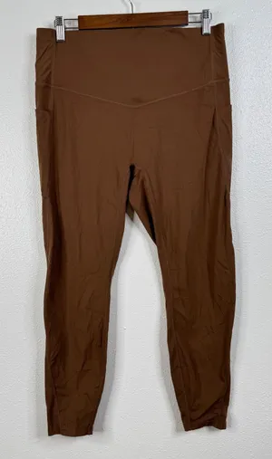 Halara Brown Pocket Leggings Size Xlarge‎ thumbnail 1