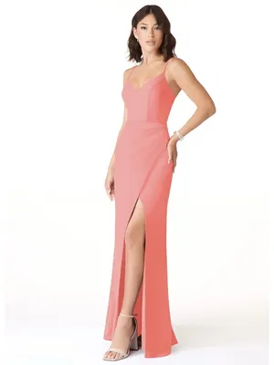 AZAZIE Leo Coral Bridesmaid Black Tie Gown Size A4 / Small NEW NWT thumbnail 3