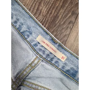 Levi's Pro Straight Light Wash Women's Jeans Size 31x30 thumbnail 3