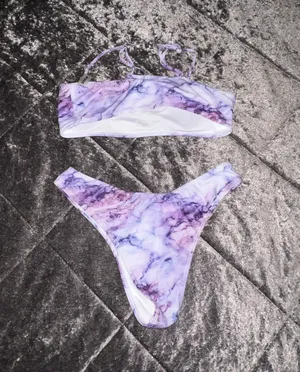 SheIn Purple Bikini thumbnail 3