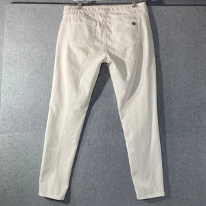 Michael Kors Skinny Jeans Women Size 10 White Stretch Denim Mid Rise Casual‎ EUC thumbnail 2