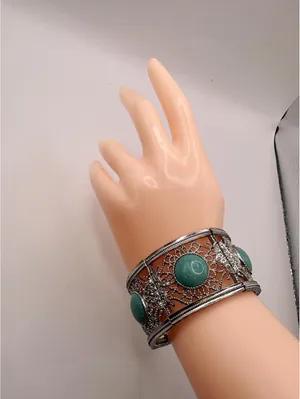 Vintage Jewelry set-3 Necklace Bracelet Earrings Boho thumbnail 5