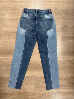 PACSUN Two-Tone Blue High-Rise Women’s Jeans Size 25 thumbnail 2