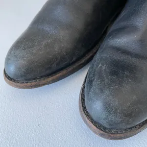 Frye Jamie Ring Tall Distressed Black Leather Riding Boots Size Women's 9 thumbnail 10