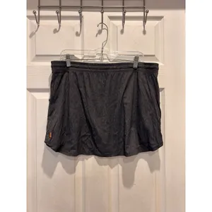 Lucy Womens Gray‎ Heather Active Skirt Large Pockets Drawstring Athletic Tennis Gray thumbnail 4