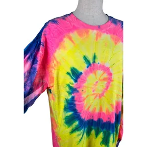 Vintage Tie Dye Daytona Beach Florida T-Shirt Large Long Sleeve Cotton 90s Retro thumbnail 6