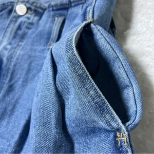 Nasty Gal High Rise Paperbag Denim Shorts thumbnail 5