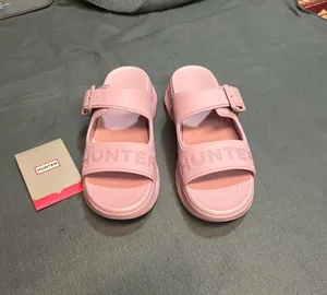 Hunter Women's Bloom Algae Platform Sandals Pink thumbnail 2
