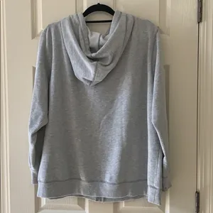 Old Navy light gray zip up hoodie size XXL thumbnail 4