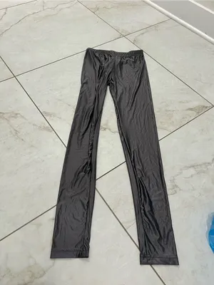 NWT Urban Outfitters Gray Metallic Liquid Leggings Size S/M thumbnail 2