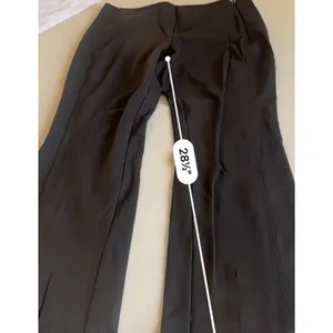 Athleta Move Easy Split Hem Pants Womens 14 Petite Short Black Flare athleisure thumbnail 9