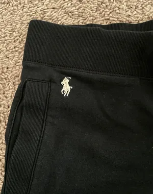 Ralph Lauren vintage black low waisted pajama/pj/ leep pants thumbnail 6