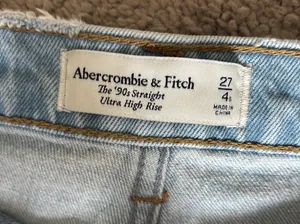 Abercrombie 90s Straight Ultra High-Rise Jeans thumbnail 2