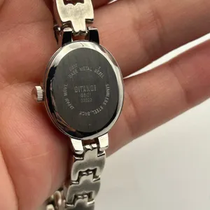 GITANDE Silver-tone Oval Dial Women’s Quartz Watch Working New Battery thumbnail 7