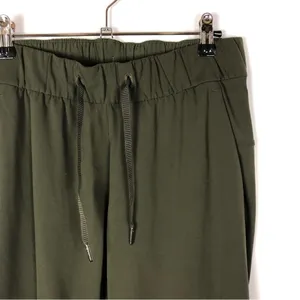 Lululemon On‎ The Fly Dark Olive Straight Leg Athletic Pants 4 thumbnail 5