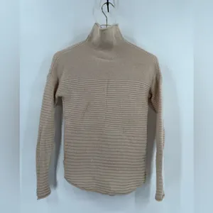 360‎ Cashmere Audra Graduating Stripe Texture Funnel Neck Sweater size xs thumbnail 3