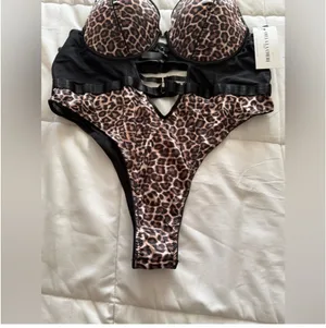 OH La La Cheri Leopard princts Woman body suit thumbnail 6