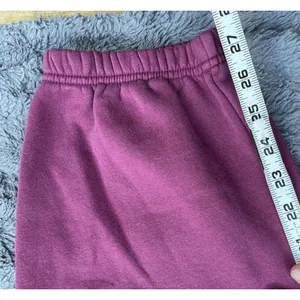 Nike Phoenix Fleece Oversized Baggy Sweatpants Joggers Size L Maroon Purple thumbnail 11